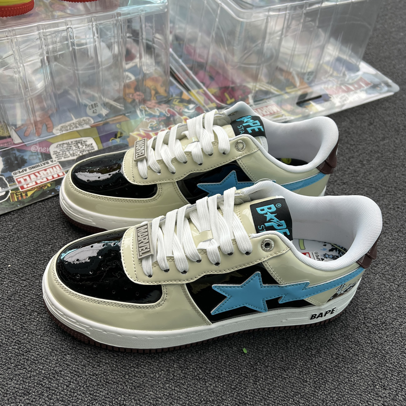 A Bathing Ape Bape Sta Marvel Comics Rocket Raccoon Thor Hulk Captain America Black Widow Iron Man  2022 (16) - www.newkick.vip